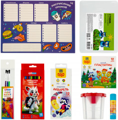 Набор первоклассника универсальный в папке-сумке - Фото 6