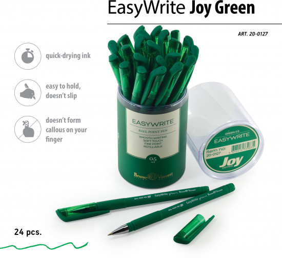 Ручкa шариковая зеленая «EasyWrite»