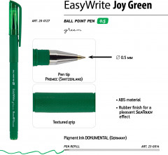 Ручкa шариковая зеленая «EasyWrite» - Фото 5