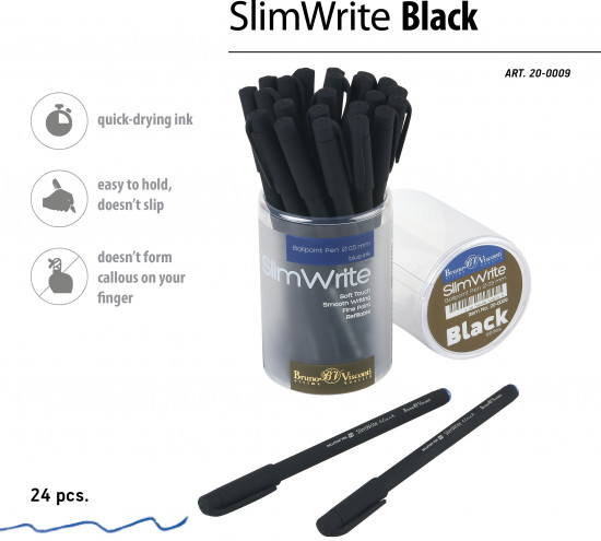 Ручкa шариковая «SlimWrite. Black»