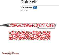 Ручка шариковая автоматическая «Сердечки красные» - Фото 6