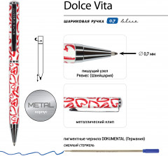 Ручка шариковая автоматическая «Сердечки красные» - Фото 7