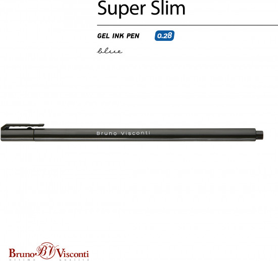 Ручка гелевая «Super Slim. Black»