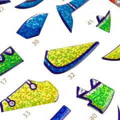 Аппликация наклейками «Крокодино» - Фото 2