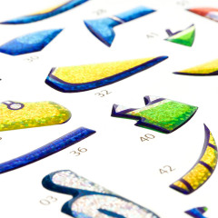 Аппликация наклейками «Крокодино» - Фото 3