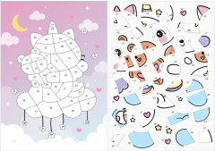 Аппликация наклейками «Котофея» - Фото 1