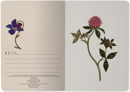 Тетрадь общая «Symmetrical flora»