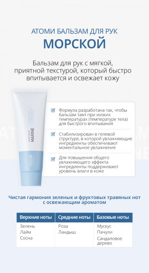 Бальзам для рук «Морской»
