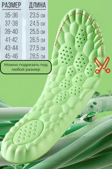 Стельки для обуви анатомические мягкие