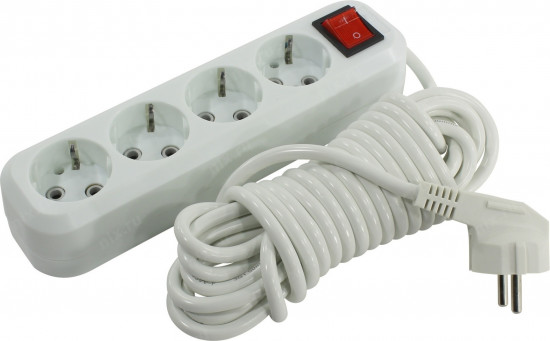 Удлинитель Smartbuy SBE-16-4-05-ZS