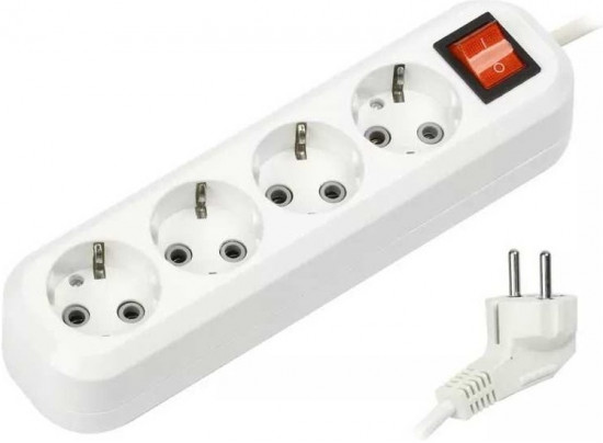 Удлинитель Smartbuy SBE-16-4-10-ZS