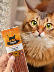 Лакомство для кошек «Колбаски сливочные» - Фото 2