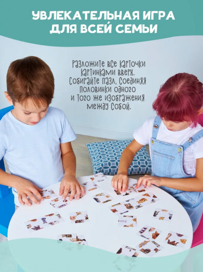 Игра настольная «Шурум-Бурум. Найди половинку»