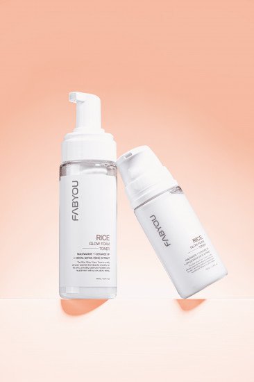 Тонер для лица на основе рисовой воды «Glow Foam Toner»