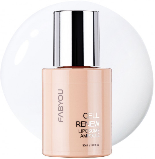 Сыворотка для лица с липосомами и стволовыми клетками «Cell Renew Liposome Ampoule»