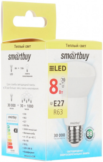Лампа светодиодная Smartbuy R63
