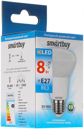 Лампа светодиодная Smartbuy R63