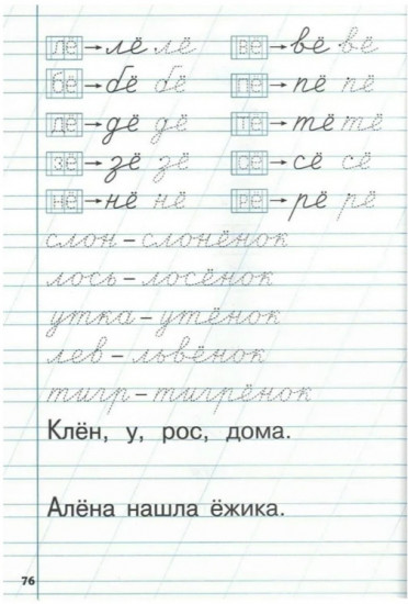 Тренажер по чистописанию. Добукварный и букварный периоды. 1 класс
