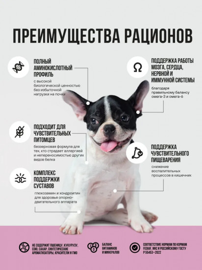 Корм для собак влажный «Индейка с тыквой»