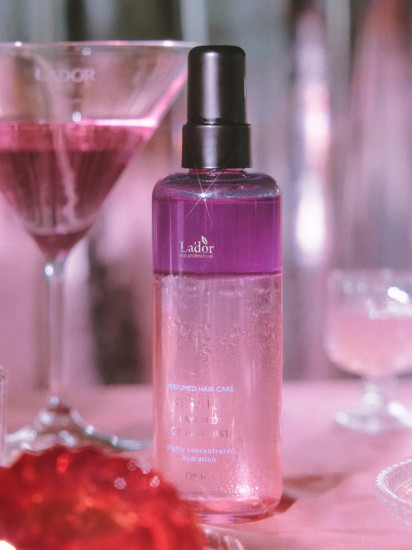Спрей-мист для сухих волос двухслойный «Keratin Layered Oil Mist Fig Tea»