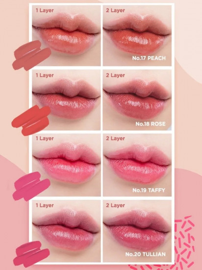Тинт для губ «Lip Tint», оттенок 20 Tullian