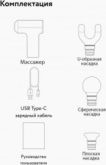 Массажер перкуссионный Massage Gun Mini 2 - Фото 8