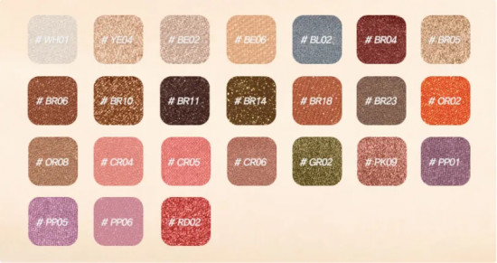 Тени для век мерцающие «Single Shadow Shimmer», оттенок BE02