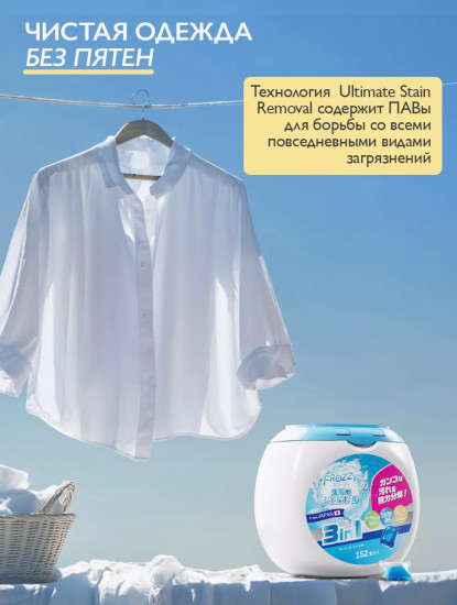 Капсулы для стирки 3в1 с кондиционером