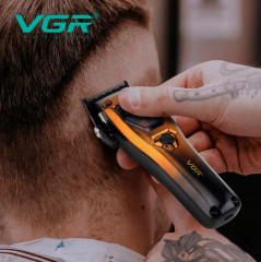 Машинка для стрижки волос профессиональная со сменным корпусом V-668 - Фото 6