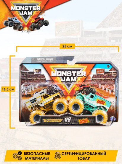 Игровой набор монстр-траков «Wreckreation VS Ranger Rescue 1:64»