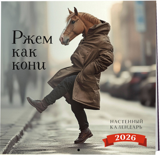 Календарь настенный на 2026 год «Ржем как кони»