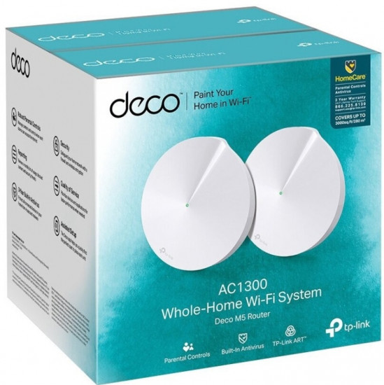 Точка доступа Wi-Fi Deco M5 2-pack
