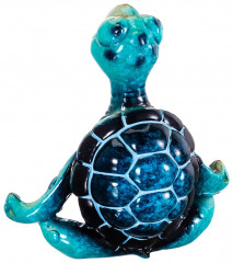 Фигурка декоративная «Голубая черепашка в медитации» - Фото 4