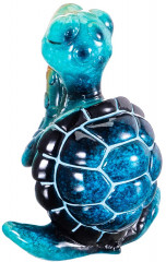 Фигурка декоративная «Голубая черепашка в медитации» - Фото 3