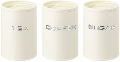 Набор банок для хранения сыпучих продуктов с крышками «Tea, coffee, sugar» - Фото 2