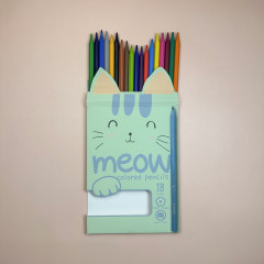 Набор карандашей цветных «Meow» - Фото 12