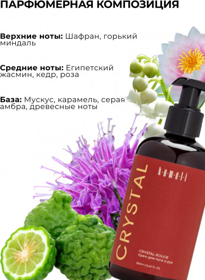Парфюмированный крем для тела «Crystal»