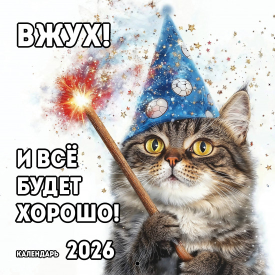 Календарь настенный на 2026 год «Вжух! И всё будет хорошо!»