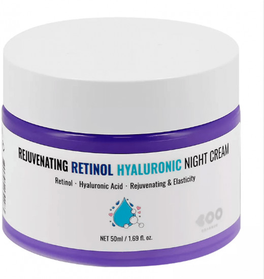 Крем для лица ночной с ретинолом и гиалуроновой кислотой «Rejuvenating Retinol & Hyaluronic Night Cream»