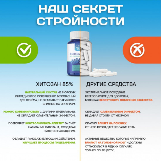Капсулы «Хитозан Приморский»