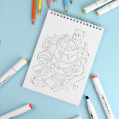 Книжка-раскраска «Скетч-раскраска. Классные девчонки» - Фото 4