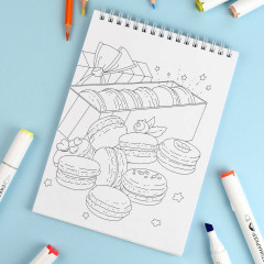 Книжка-раскраска «Скетч-раскраска. Классные девчонки» - Фото 5