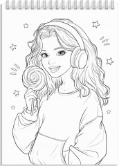 Книжка-раскраска «Скетч-раскраска. Классные девчонки» - Фото 9