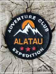 Шеврон «Alatau adventure club. Клуб приключений Алатау» - Фото 1